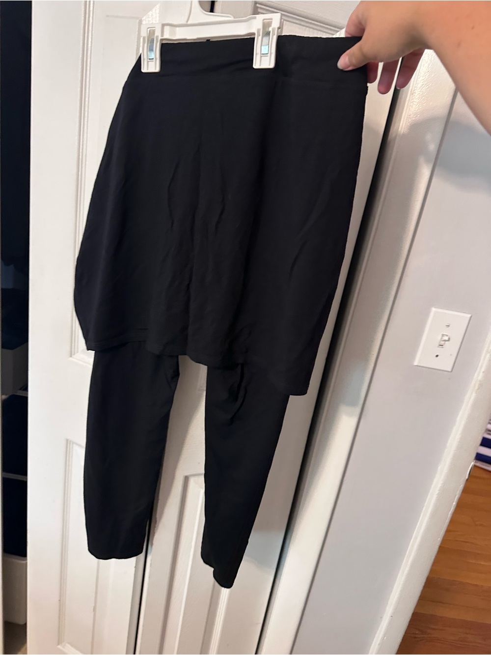 Eileen Fisher Black skirt and legging combo - Picture 7 of 8